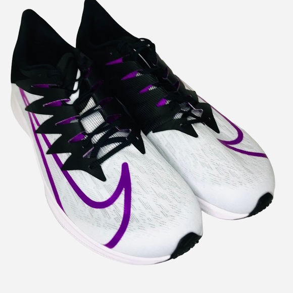 Nike Zoom Rival Fly Running CD7288-004 Pure Platinum/Hyper Violet Mens Size 12 - Picture 3 of 10